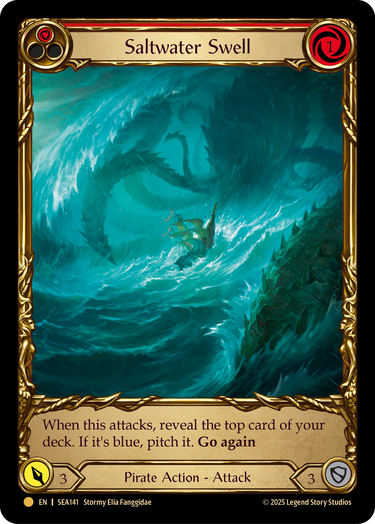 Saltwater Swell (Red) (Treasure Pack)